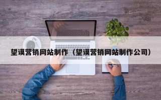 南漳望谟营销网站制作（望谟营销网站制作公司）
